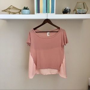 Francesca’s asymmetrical t-shirt
